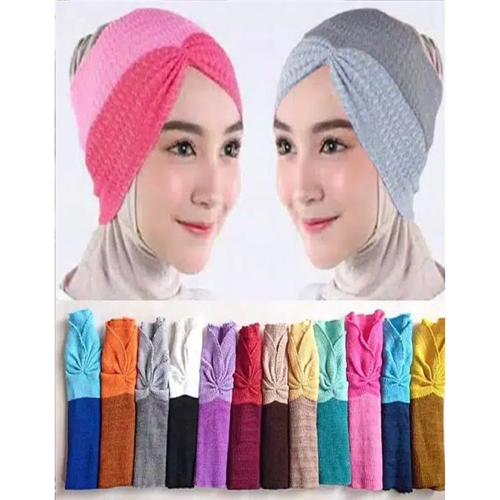 INNER RISTY Twotone Ciput rajut ciput 2warna CIPUT 2in1