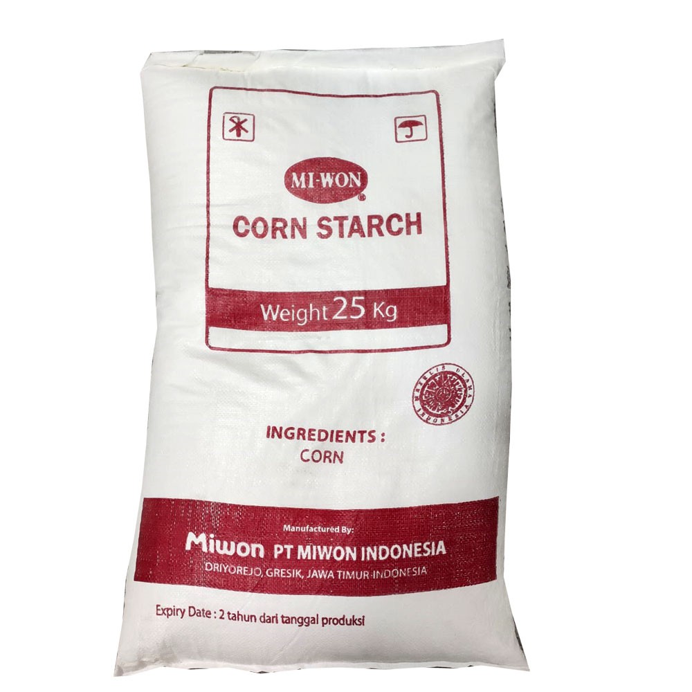 

MIWON Tepung Pati Jagung (Maizena / Corn Starch) 1 x 25 KG
