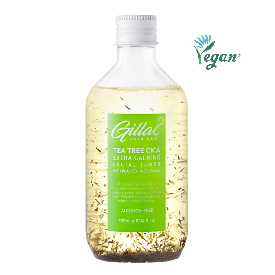Gilla8 skinlab tea tree cica extra calming facial toner 300ml