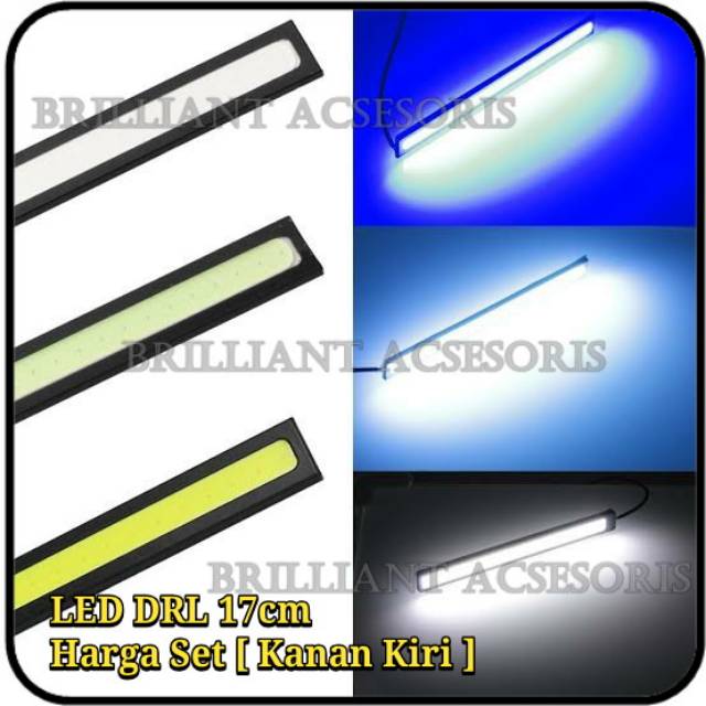 DRL LED 17cm - Harga per Set - Ready 6 Warna
