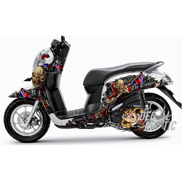 Decal Scoopy Full body Scoopy  Stiker full body Scoopy FI 2012 - 2016 FI EPS 2017-2019 Prestige 2020