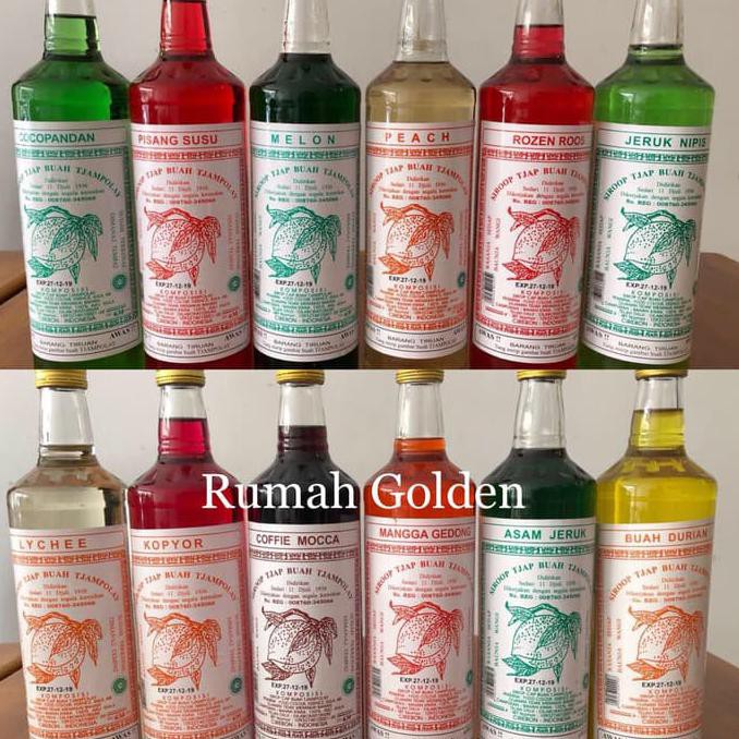 Jual REPACK BOTOL Sirup Tjampolay Sirup Asli Cirebon Asam Jeruk