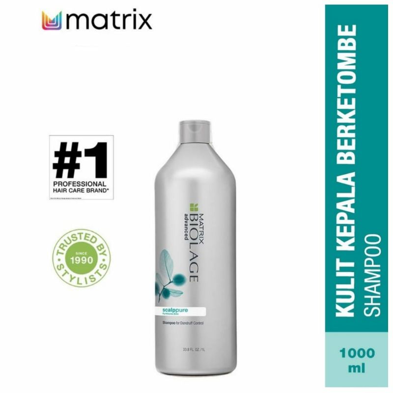 MATRIX SHAMPOO Biolage Scalppure Anti Dandruff 1000ML - Shampo Rambut Anti