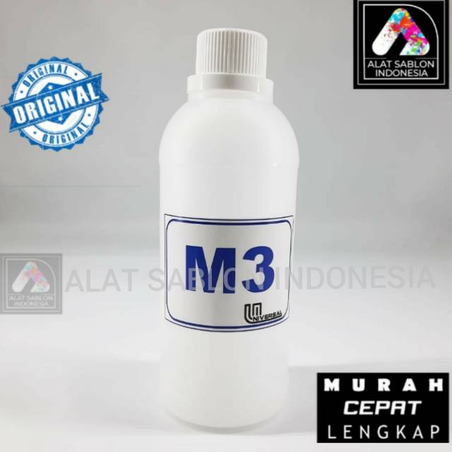 MINYAK M3 PEMBERSIH TINTA SABLON 500 ML