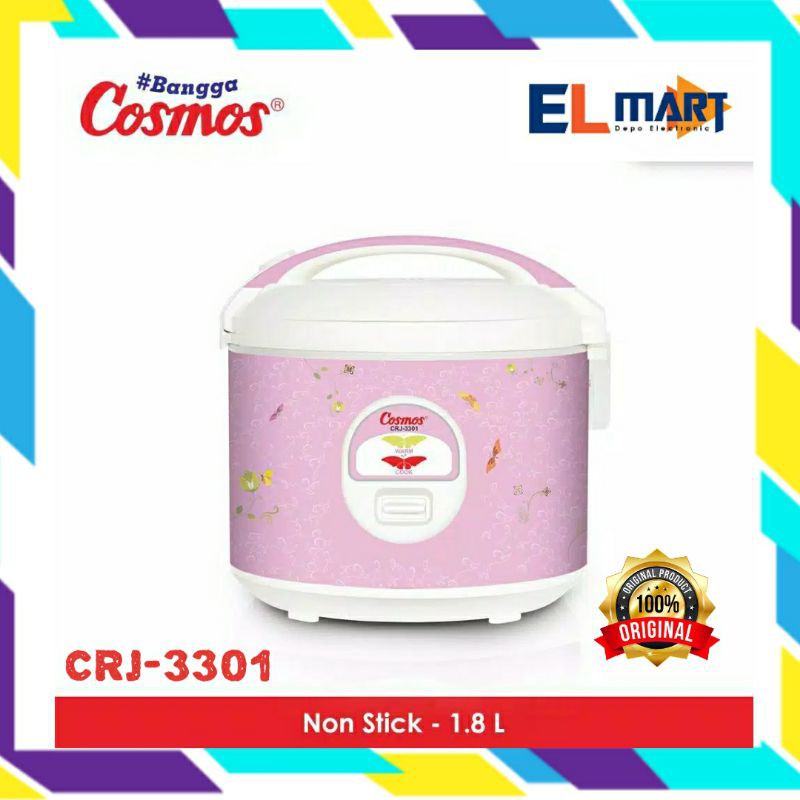 Cosmos magic com 1,8 Liter 3in1 CRJ 3301 penanak nasi rice cooker CRJ3301