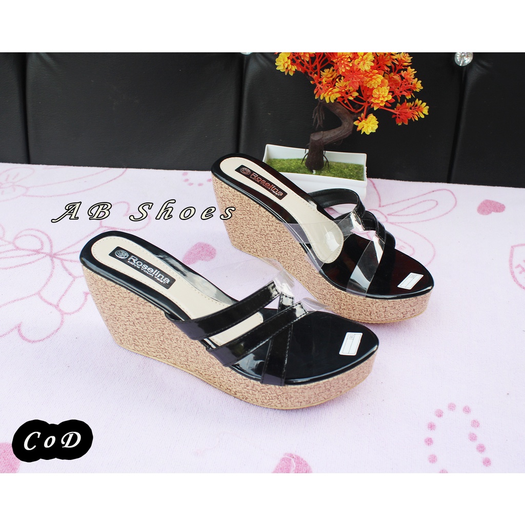 Wedges Wanita Tali Mika sandal wanita wedges wanita sandal wanita terbaru sandal wanita wedges