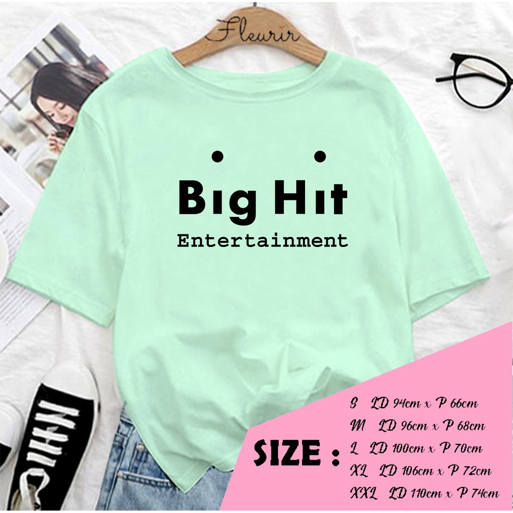 FLEURIR - KAOS BIG HIT  WANITA DEWASA LENGAN PENDEK TEE UNISEX