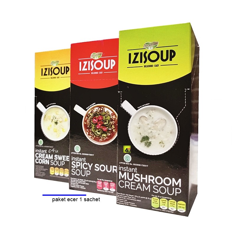 Prosana IZISOUP - Delicious Instant Soup - 1 SACHET