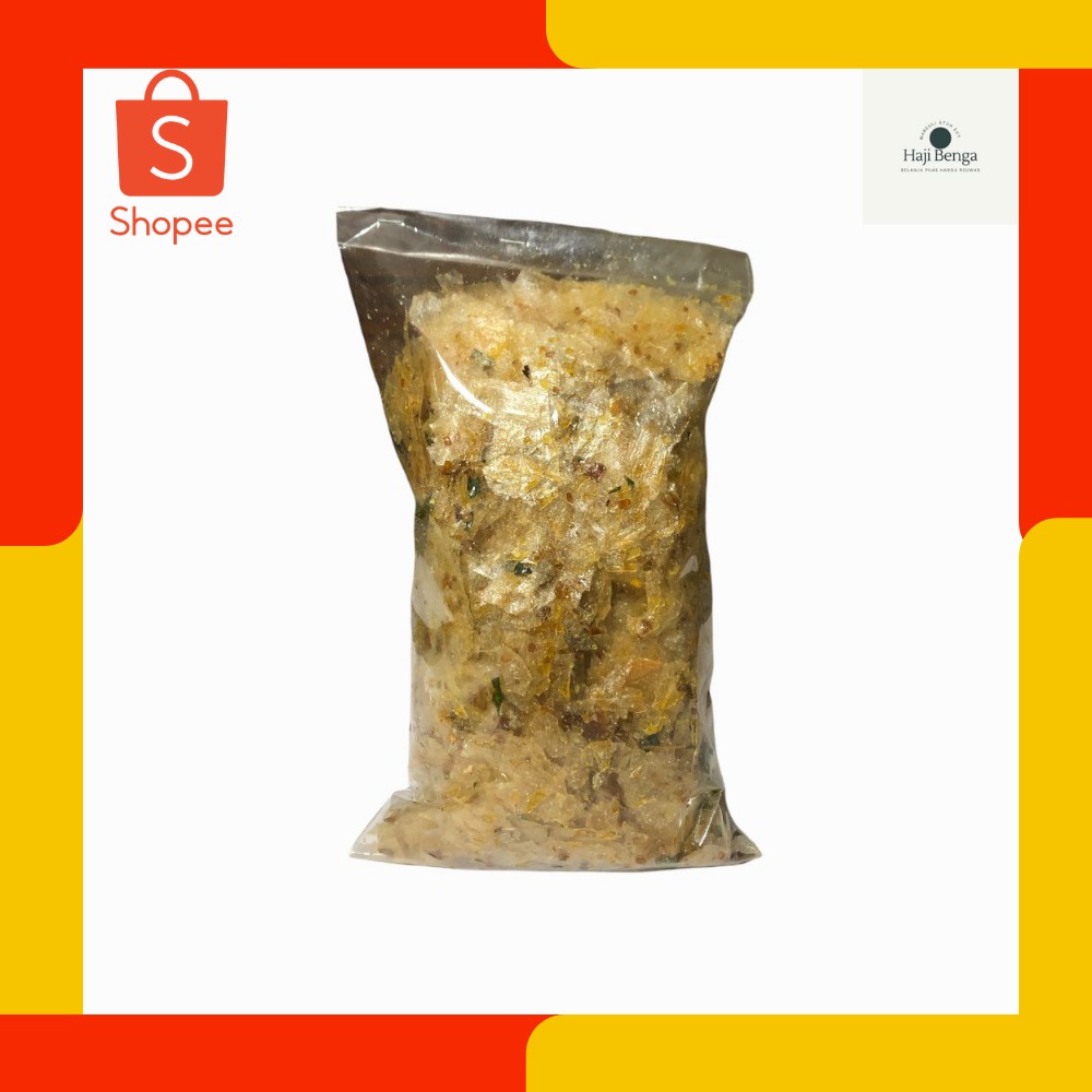 

Keripik Kaca Haji Benga / Kripca / Beledag Ngajoak Meledak / Kripca Original 250gr / 1/4Kg