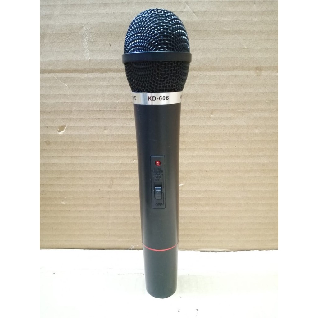 MIC WIRELESS HANDLE KENWOOD KD 606 MIC DOUBLE PEGANG