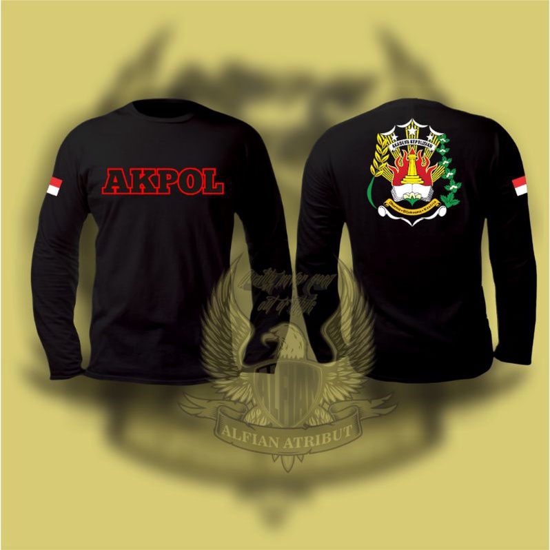 kaos AKPOL,kaos atasan akpol lengan panjang
