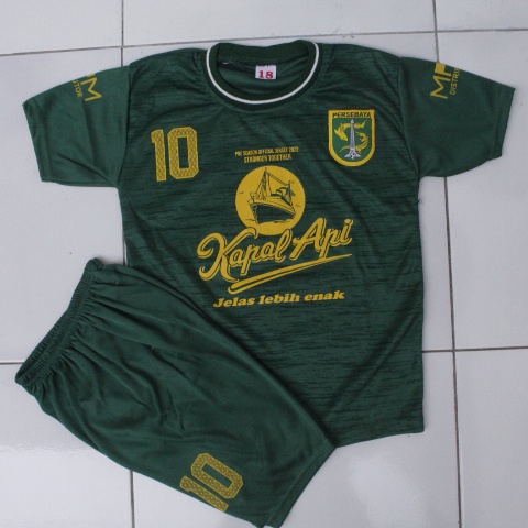 setelan baju bola persebaya setelan baju futsal baju persebaya murah