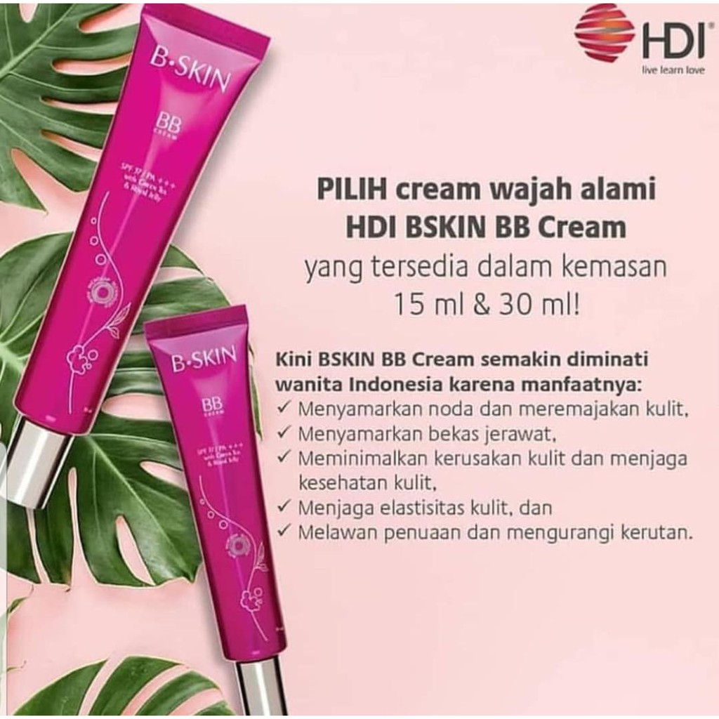 

HDI BSKIN BB CREAM / pelembab wajah BB CREAM 100% ORI