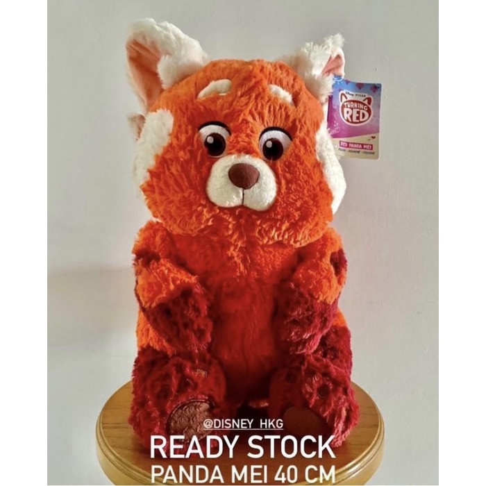 Boneka Panda Mei Turning Red 40cm Disney Original
