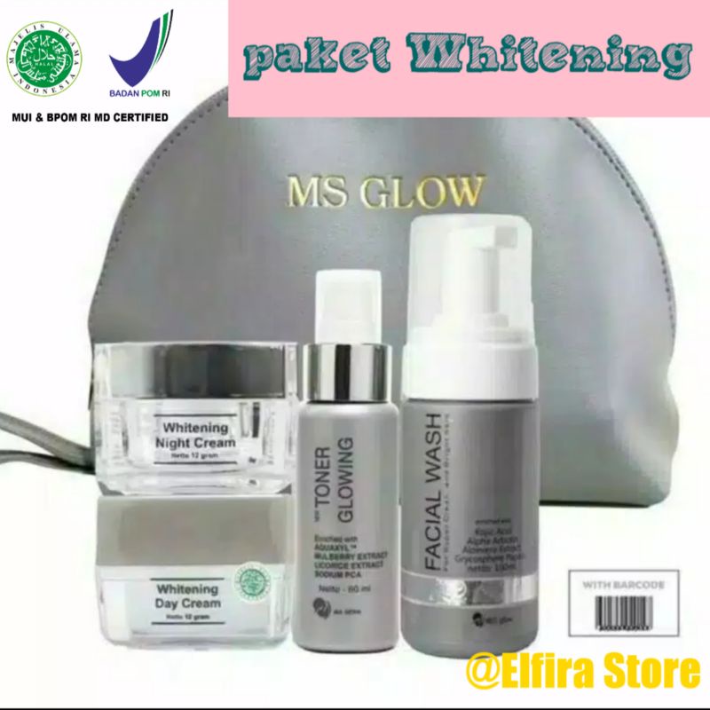 MS Glow Whitening Series Original BPOM || Ms Glow Whitening 1 paket ori