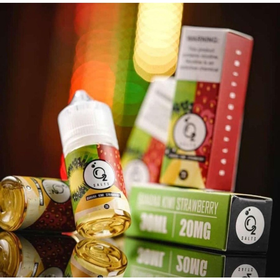 Liquid O2 Salts 30ML O2 Banana Kiwi Strawberry