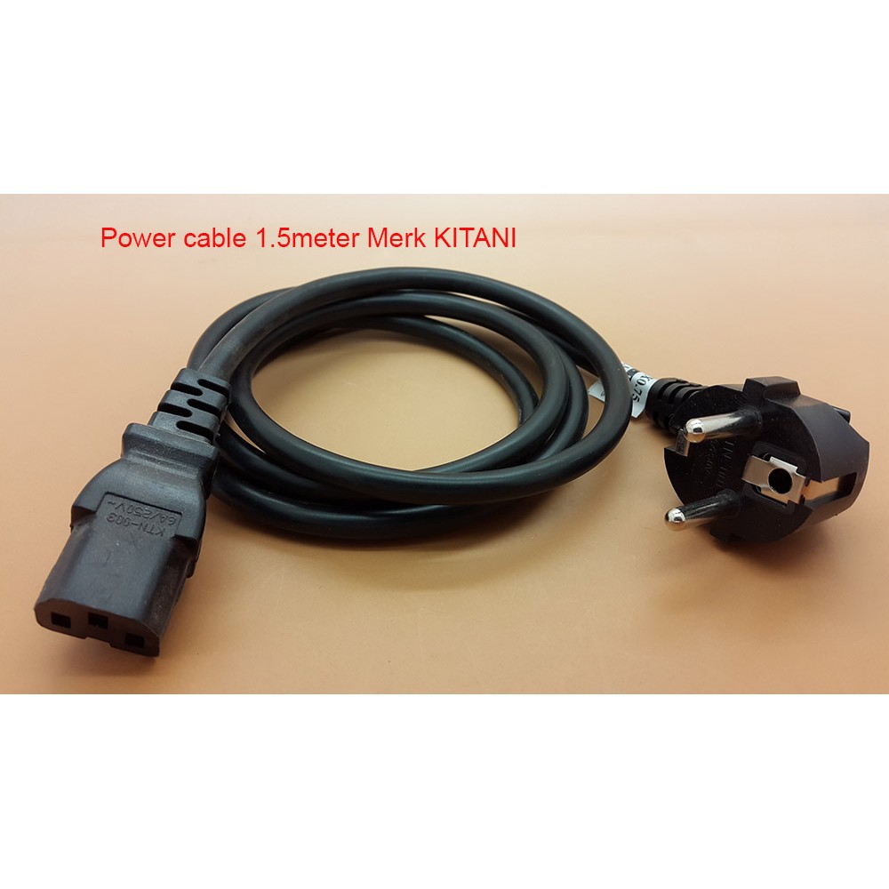 Merk KITANI Cable / Kabel Power CPU 1.5meter High Quality SNI