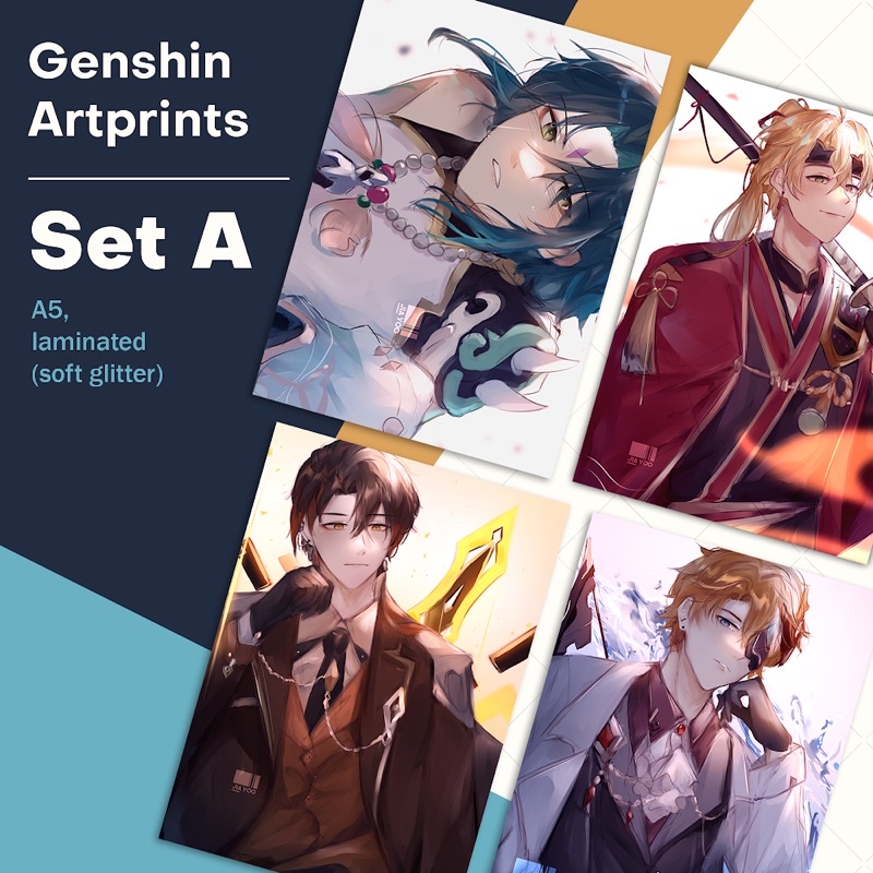 

Genshin Artprints - SET A