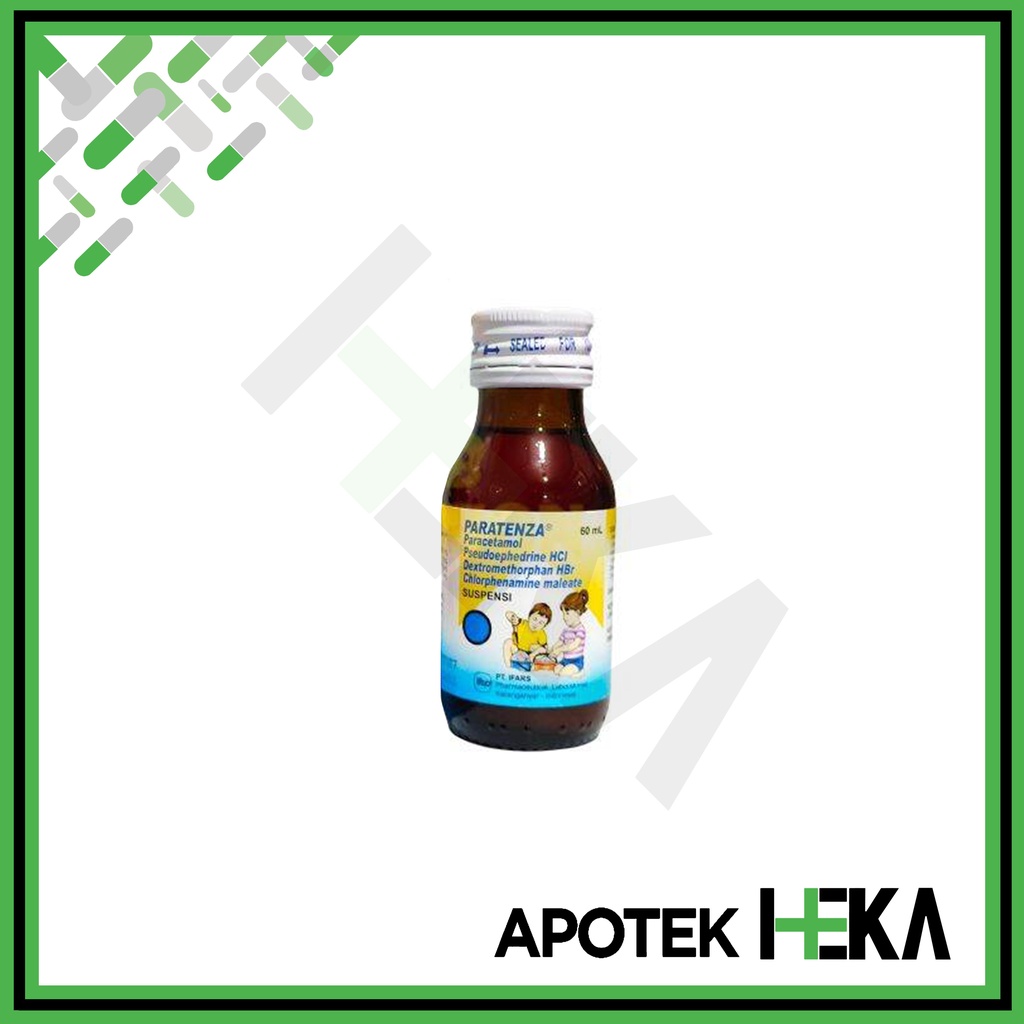 Paratenza Suspensi 60 ml - Sirup Obat Demam, Batuk Pilek Anak (SEMARANG)