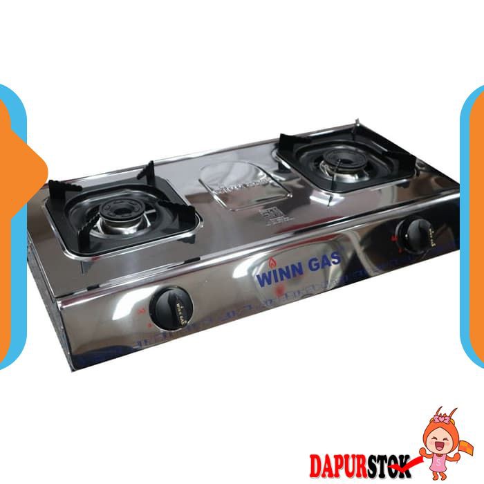 WINN GAS Kompor Gas Alumunium 2 Tungku - W288
