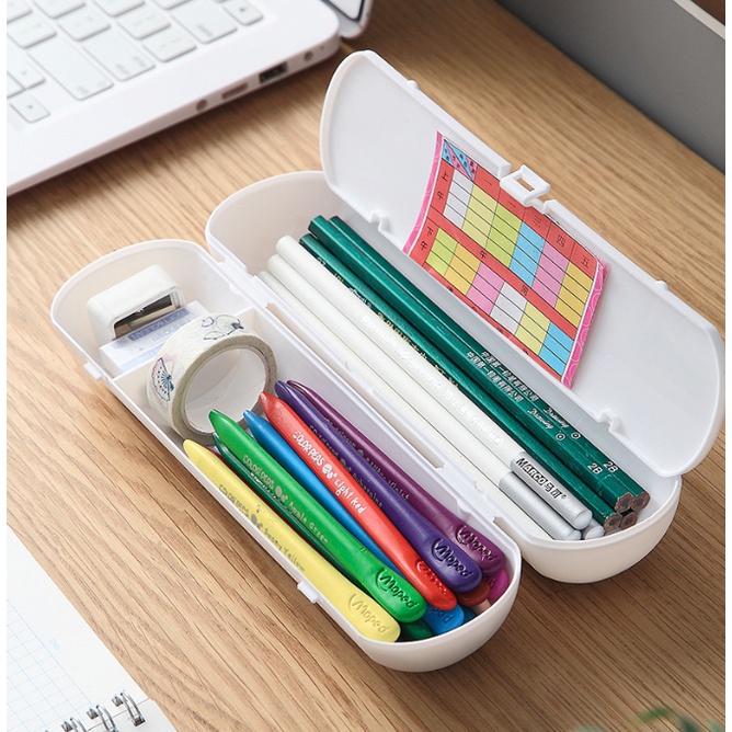 Tempat Pensil ATK Pencil Case Box Multifungsi Desain Jepang