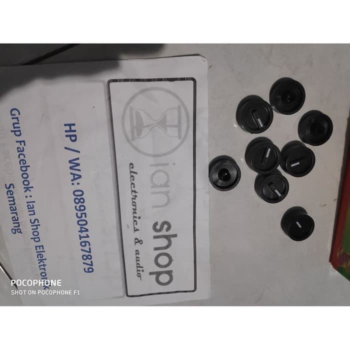 Knop Gepeng CA Kenop Potensio Power CA Tutup Potensio Power CA Buildup Power Gepeng Bulat