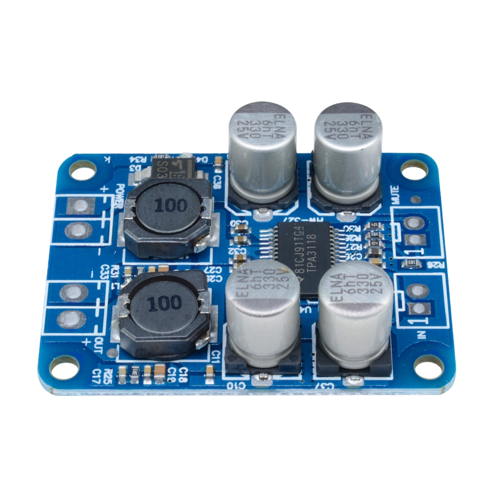 [IN STOCK/COD]Board TPA3118 PBTL Mono Digital 1X60W 8-24v Power AMP Pengganti lm3110