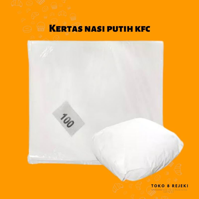 Kertas bungkus Nasi KFC / Kertas Bungkus Burger