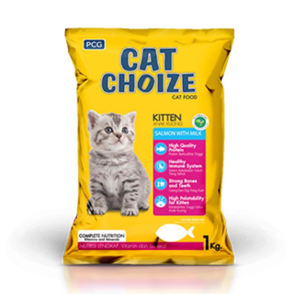 CAT CHOIZE KITTEN 1KG FRESHPACK &amp; REPACK - Makanan kitten dry food 500gr-1kg