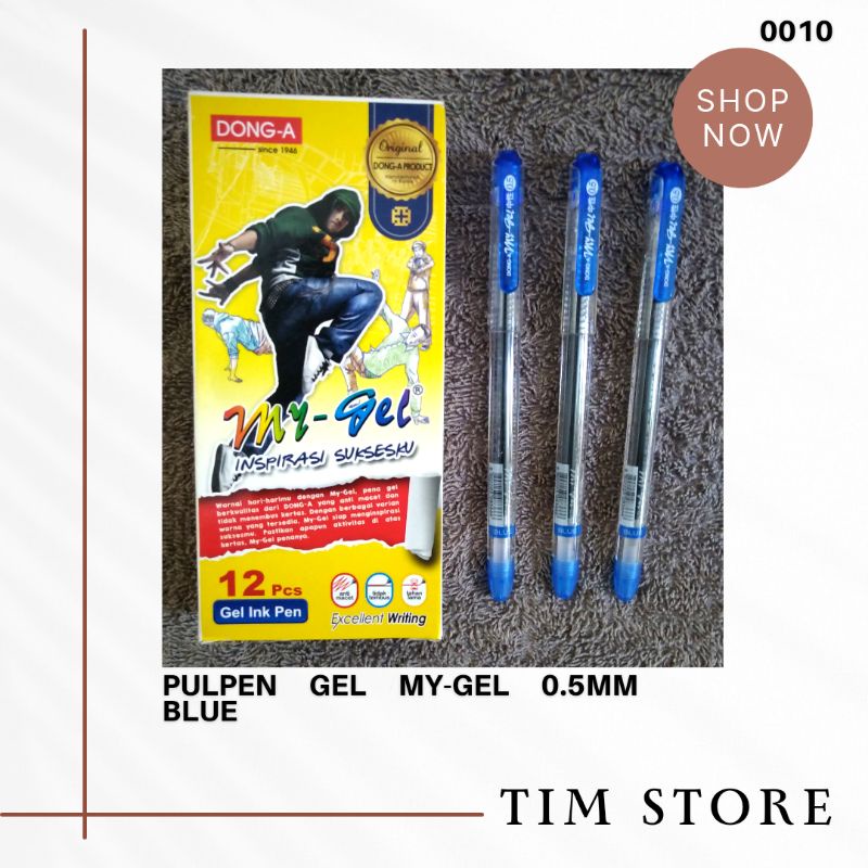 

PULPEN GEL MY-GEL 0.5MM BLUE / BIRU
