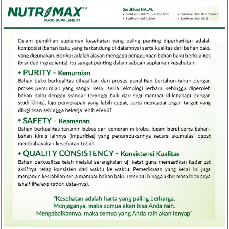 NUTRIMAX B COMPLEX KOMPLEKS NUTRISI OTAK SARAF NAFSU MAKAN