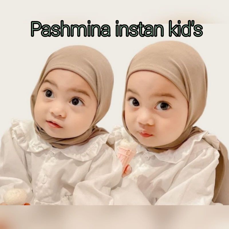 Kerudung CAMILA Anak | Pashtan Anak | Hijab Camila | Pashmina Instan Anak Jersy Premium