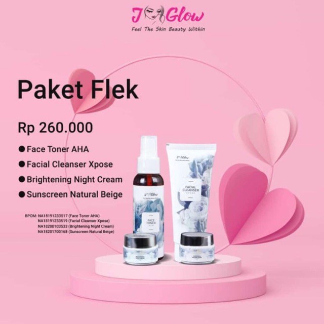 JGLOW Skincare Paket Flek