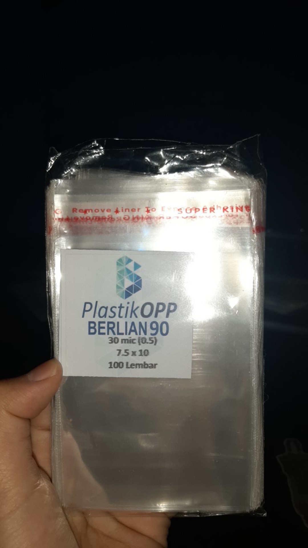 Plastik Opp Tebal 7,5 X 10 Cm 30 Micron (0,5) Plastik Kemasan / Plastik Roti