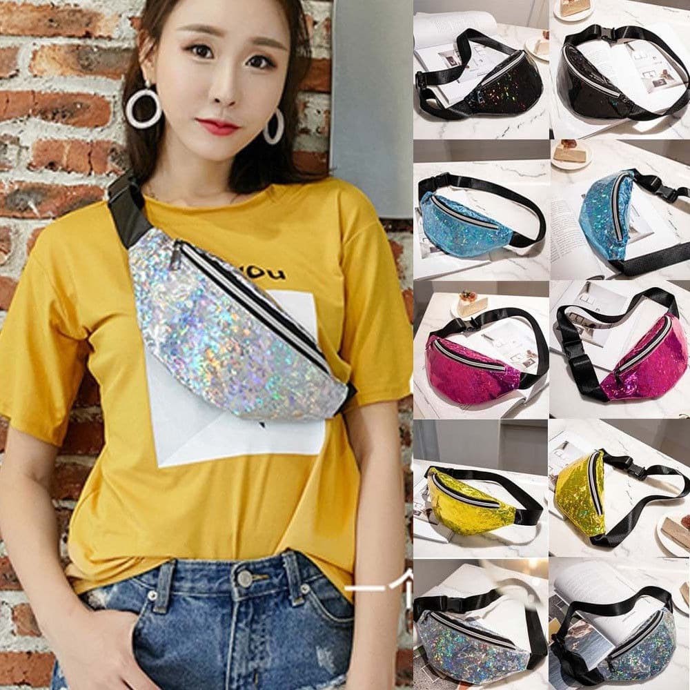 Sling bag bling wanita - tas pinggang dada punggung import anak abg - RCYC640