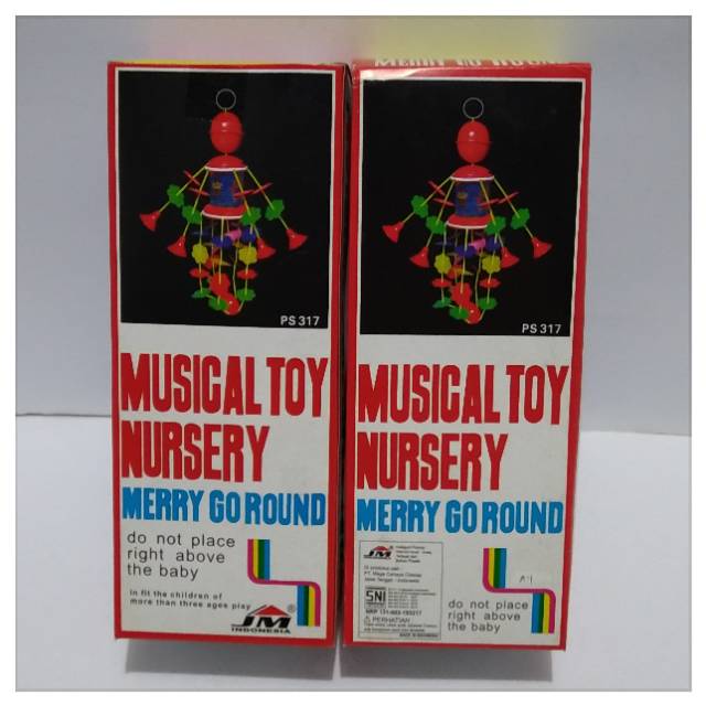 Mainan Bayi Gantungan Putar Musik Merry Go Round