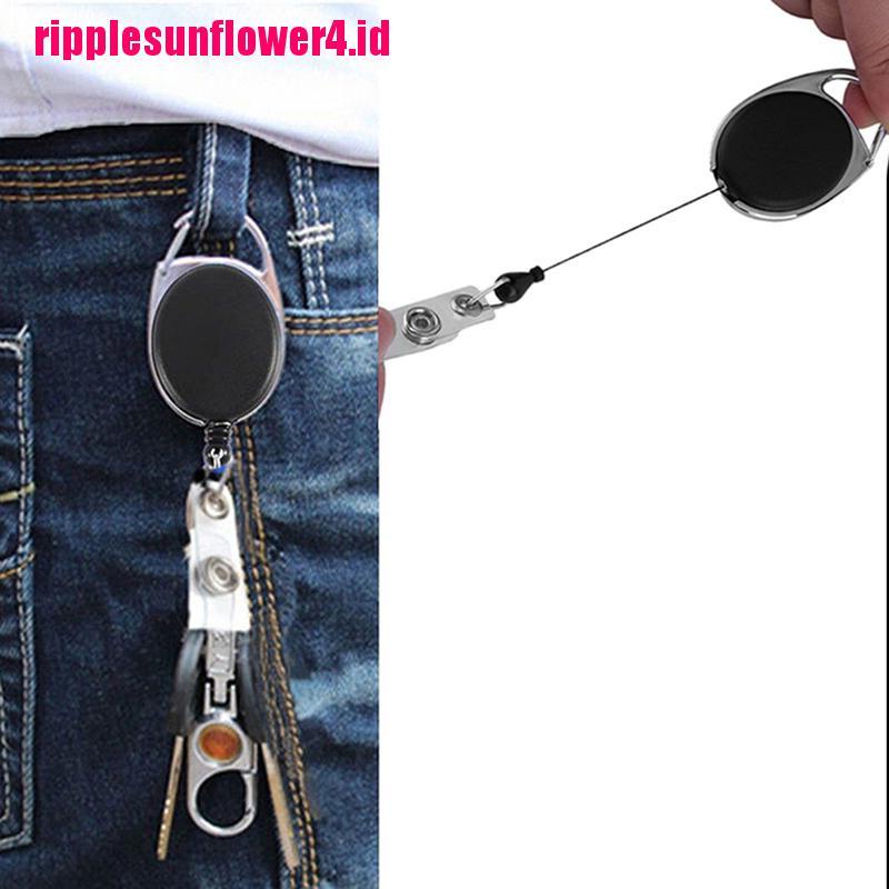 Klip Holder Kartu Nama Retractable Untuk Ikat Pinggang