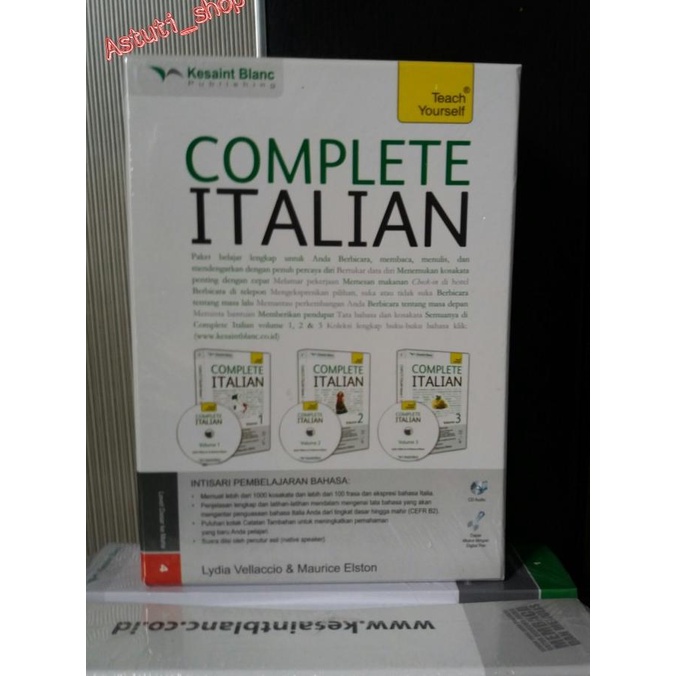 

BUKU BAHASA ITALIA " PAKET COMPLETE ITALIAN