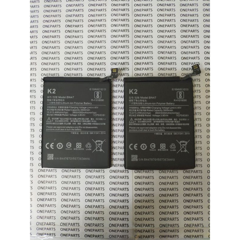 BAT BATTERY BATERE BATERAI XIAOMI REDMI 6 PRO MIA2 LITE BN47 ORI99