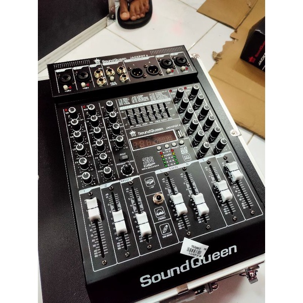 mixer 4 chanel Soundqueen jackpot 4 original + hardcase