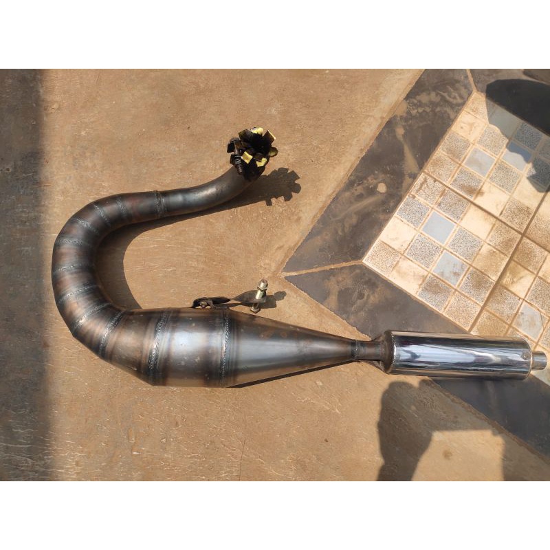KNALPOT VESPA BUANG KIRI, BUKAN PRP, DRC, DRP, V17