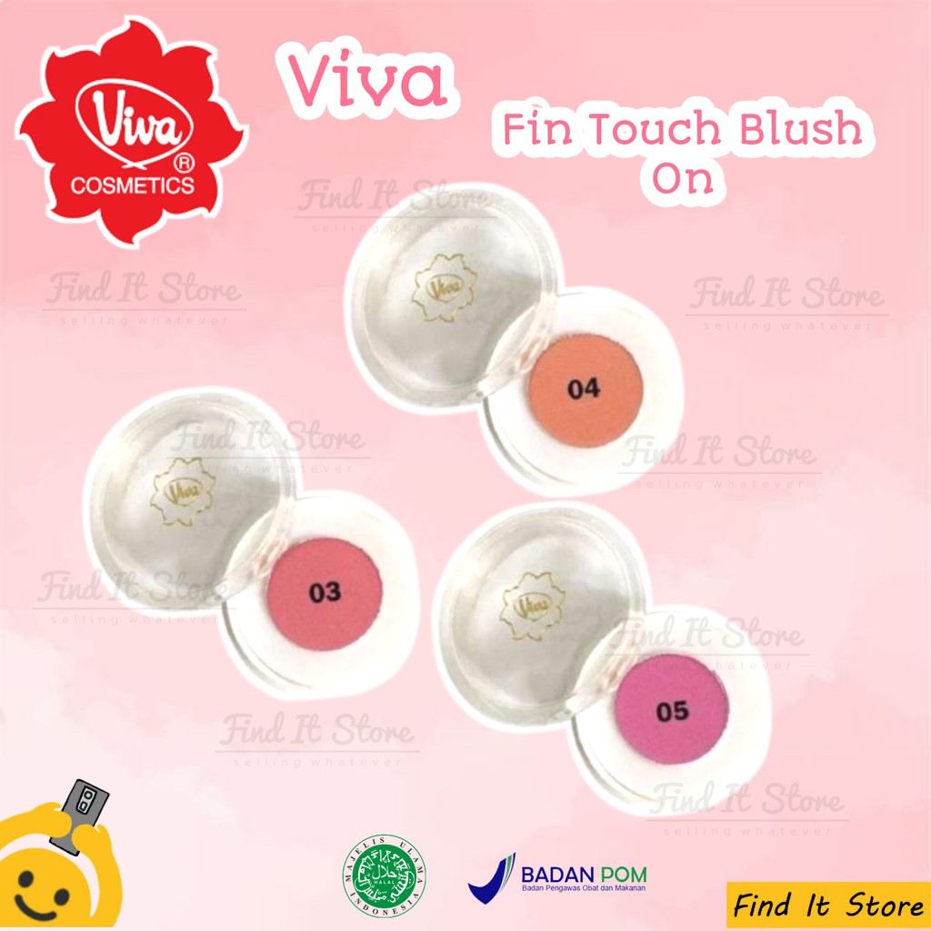 Viva Fin Touch Blush On | Perona Pipi | 2gr