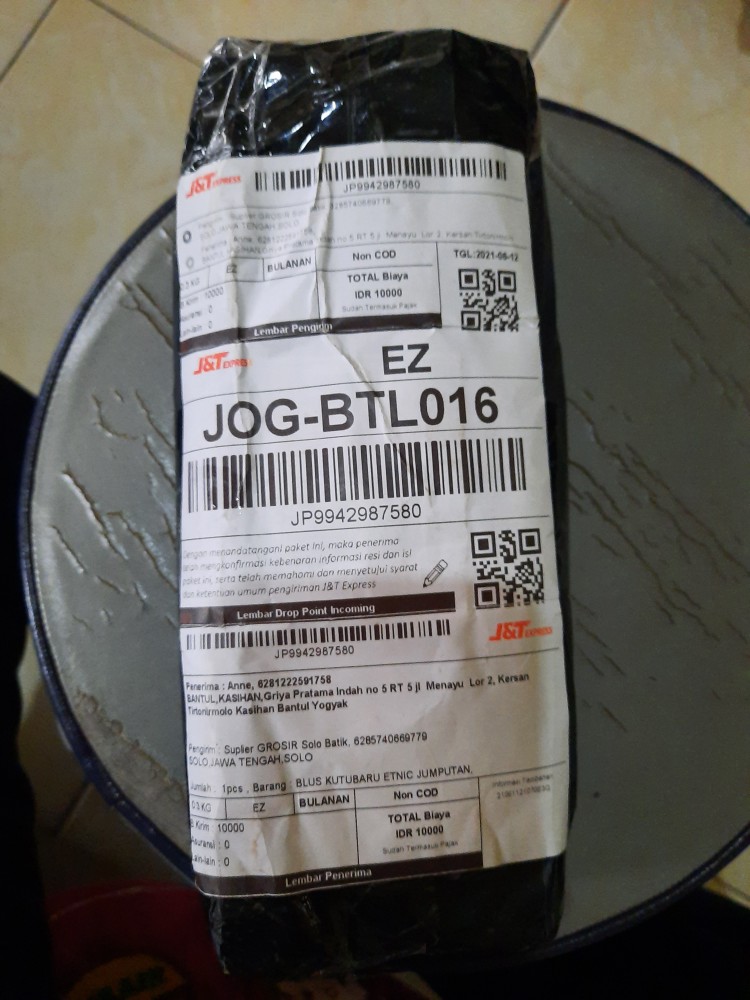 Blus Kutubaru Etnic Jumputan