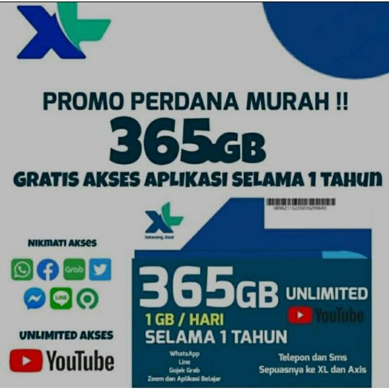 perdana xl 365gb nocan 10 digit