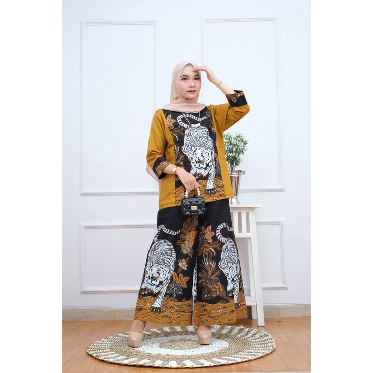 SETELAN SET KULOT BATIK WANITA KEKINIAN