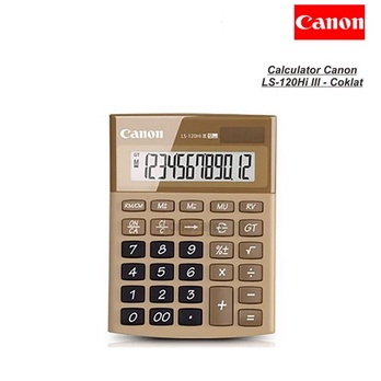 

calculator canon LS-120Hi III