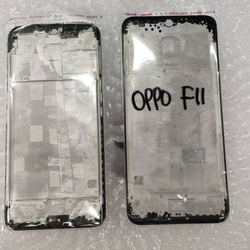 FRAME LCD TULANG TENGAH LCD BEZZEL BAZEL TATAKAN DUDUKAN RANGKA LCD OPPO F11 ORIGINAL