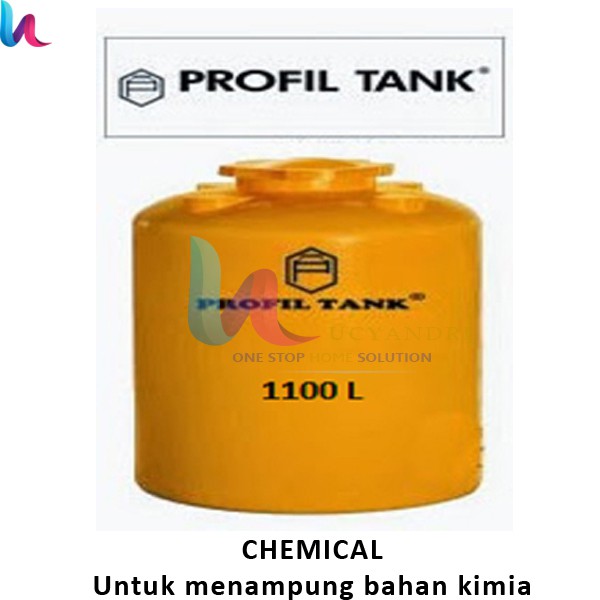 Tangki Air Plastik Profil Tank TDA 1100 Liter Kimia Chemical Toren