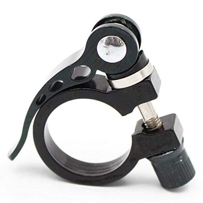 Kunci Sadel Sepeda Quick Release Clamp 34.9mm Suit for 31.8mm Pipe / Kunci Sadel jok Belakang Sepeda Mtb Bmx Gunung Lipat / Clamp Jepit Pengatur Tinggi Rendah Jok Sadel Sepeda / Penjepit Jok Sadel Sepeda / Clamp Pengunci Penjepit Tiang Sadel Sepeda Murah