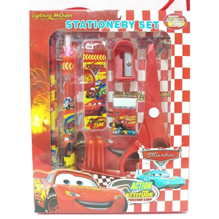

Stationery Set Gunting Cars Alat Tulis Anak Laki Perempuan